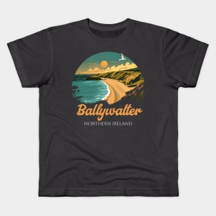 Ballywalter beach - Northern Ireland Kids T-Shirt